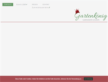 Tablet Screenshot of gartenkoenig.com
